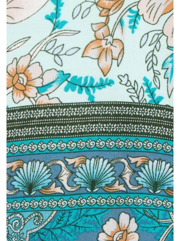 gaya Women Blouse in Aqua Multicolor