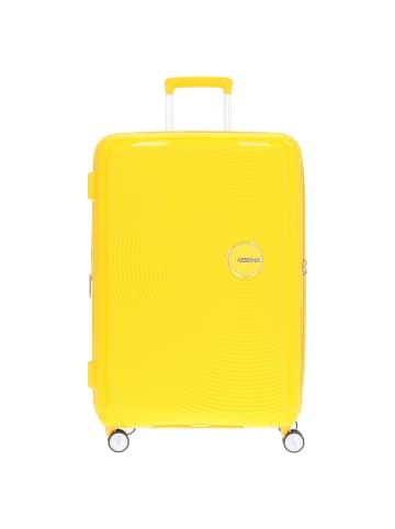 American Tourister Soundbox - 4-Rollen-Trolley 77 cm erw. (gelb) in golden yellow
