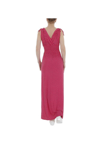 Ital-Design Kleid in Pink und Weiß