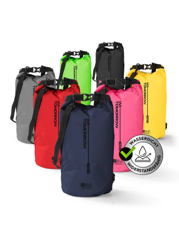 Where Tomorrow PVC dry bag Style 02 10L dunkelblau Blau