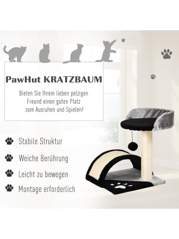 Pawhut Kratzbaum Schwarz 35,5L x 37B x 46H cm
