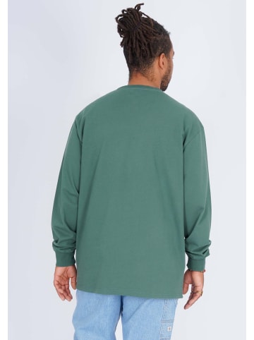 HONESTY RULES Longsleeves " French Terry Signature " in cilantro-green