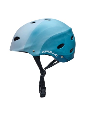 Apollo Größenverstellbarer Schutzhelm " Skatehelm mit Design " in Blue Wave