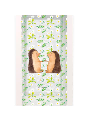 Mr. & Mrs. Panda Laterne Igel Liebe ohne Spruch in Transparent