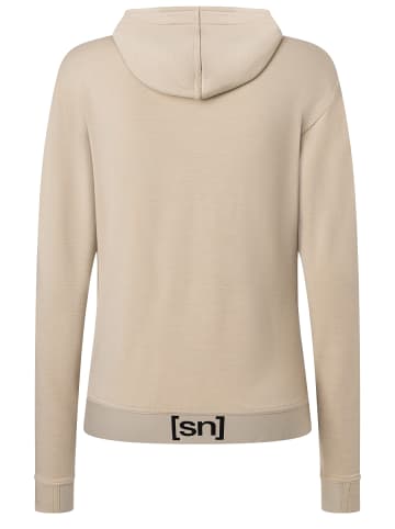 super.natural Merino Hoodie in beige