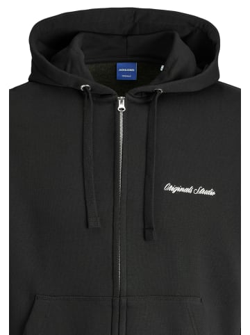 Jack & Jones Sweatjacke / Hoodie Norrebro in Hellgrau / schwarz