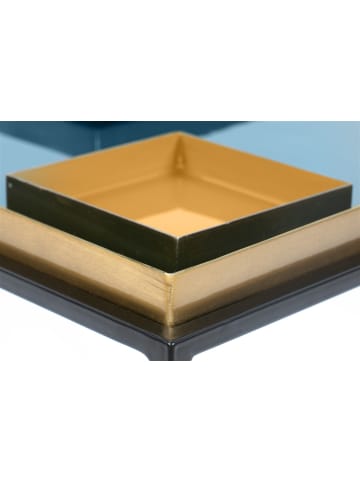 Kayoom Beistelltisch Famosa in blau - grau - orange