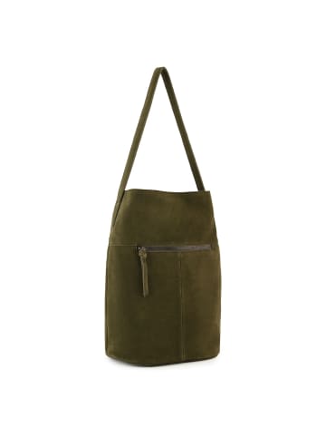 FREDs BRUDER Softly Beuteltasche Leder 36 cm forest green