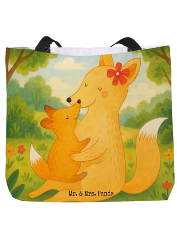 Mr. & Mrs. Panda Shopper Fuchs Mama Design ohne Spruch in Weiß