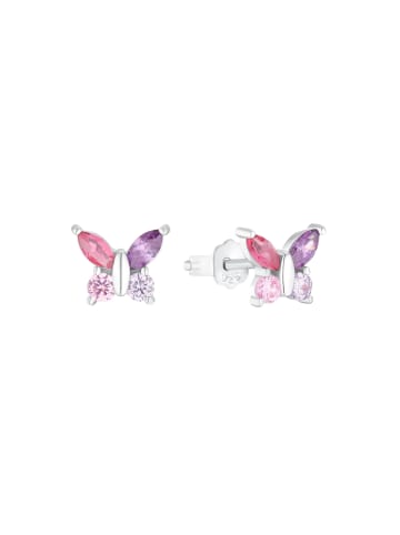 Amor Ohrstecker Silber 925, rhodiniert in Pink