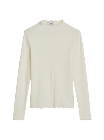 Marc O'Polo DENIM Ripp-Longsleeve slim in Silky White