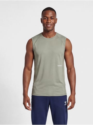 Hummel T-Shirt Hmlpulse Herren in SEAGRASS