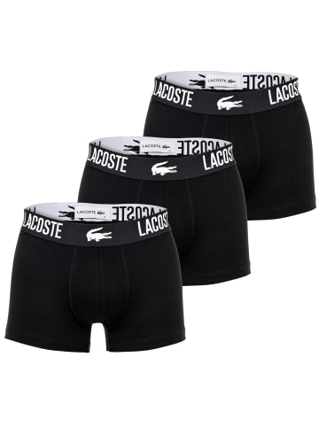 Lacoste Boxershort 3er Pack in Schwarz
