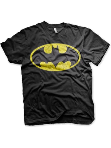 Batman Hoodie "Distressed Logo Big Tall Hoodie" in Schwarz