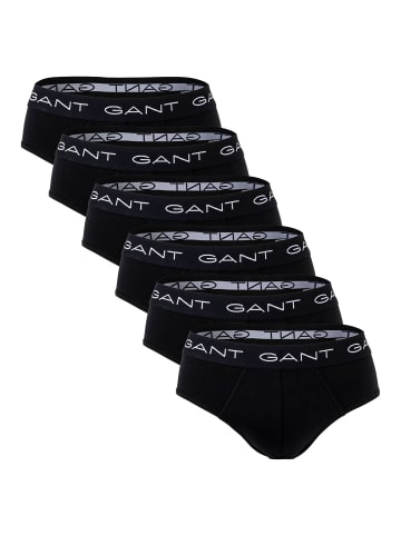 Gant Slip 6er Pack in Schwarz