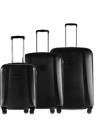 Epic GTO 5.0 4 Rollen Kofferset 3-teilig mit Dehnfalte in frozenblack