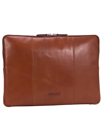 Leonhard Heyden Cambridge Laptophülle Leder 35 cm in cognac