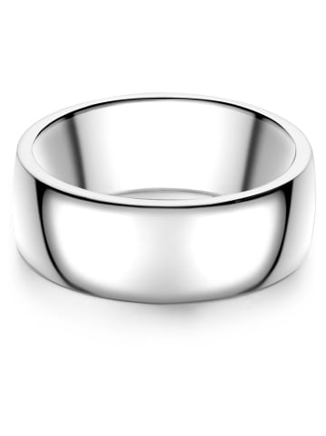 Männerglanz Ring aus Sterling Silber in silber