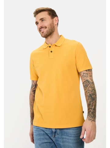 Camel Active Kurzarm Poloshirt aus Baumwolle in Orange