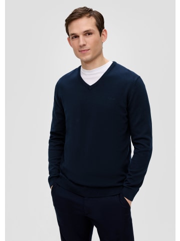 S. Oliver Strickpullover langarm in Blau