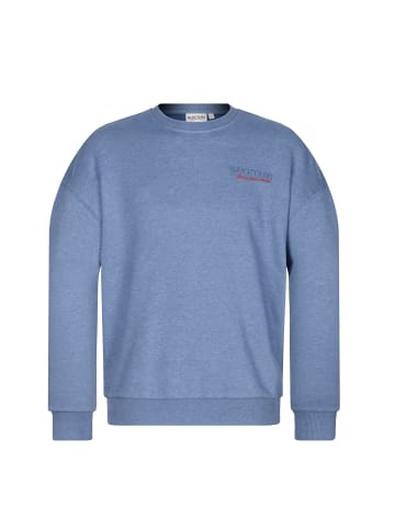 naketano Oversize-Sweatshirt Big Rainerius 20 Blue Melange