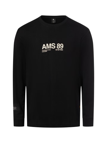 G-Star Raw Langarmshirt in schwarz