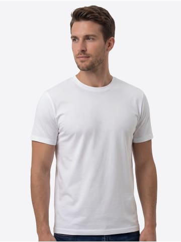 Ragman Unterhemd / Shirt Kurzarm Basic in Weiß