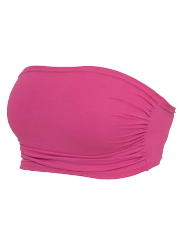 Urban Classics Urban Classics Damen Ladies Bandeau Top in fuchsia