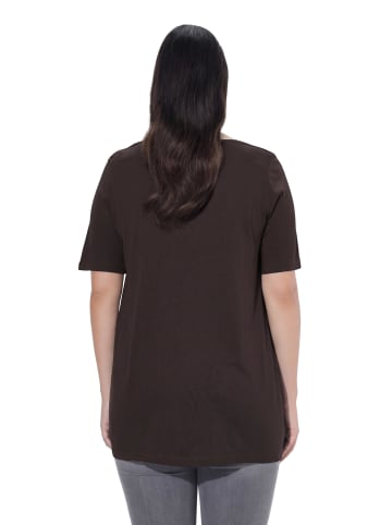 Ulla Popken Shirt in mahagoni
