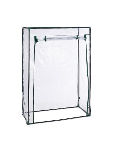relaxdays Tomatengewächshaus in Transparent - (B)100 x (H)150 x (T)50 cm