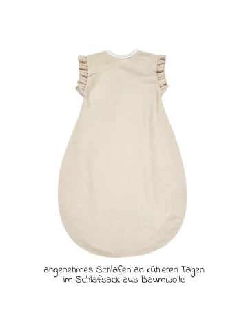Alvi Kugelschlafsack Mäxchen Thermo - Volant - in beige