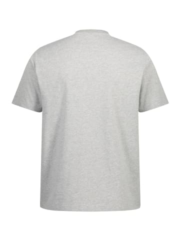 STHUGE Kurzarm T-Shirt in grau melange