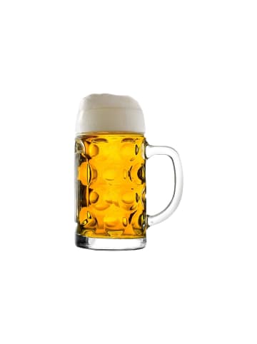 Stölzle 6er Set Bierkrüge Isar 500 ml transparent in transparent