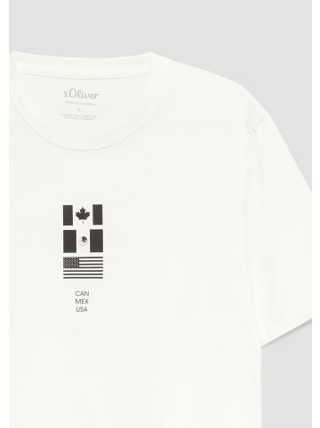 s.Oliver T-Shirt in 02D1_creme