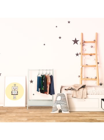 relaxdays Kinder-Kleiderständer in Weiß - (B)64,5 x (H)99 x (T)42,5 cm