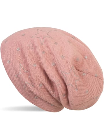 styleBREAKER Feinstrick Beanie Mütze in Altrose