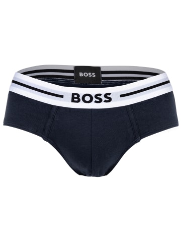 BOSS Slip 3er Pack in Schwarz/Weiß/Dunkelblau