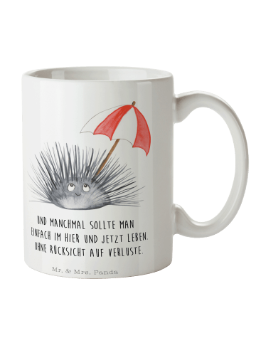 Mr. & Mrs. Panda Tasse mit Spruch Seekuh Happy ohne Spruch in Weiß