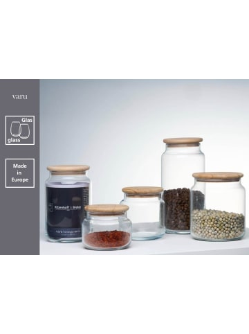 Ritzenhoff & Breker 6er Set Vorratsgläser Varu 1,2 l in transparent