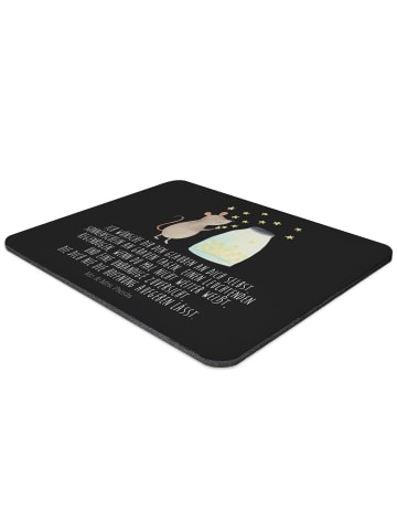 Mr. & Mrs. Panda Maus Pad Maus Sterne mit Spruch in Schwarz
