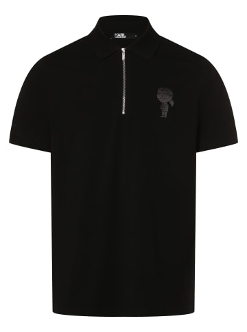Karl Lagerfeld Poloshirt in schwarz