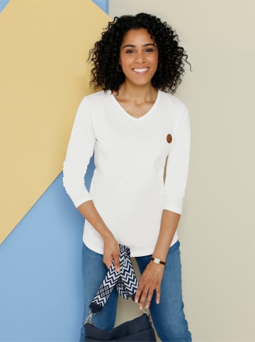 Sieh an! Langarm-Shirt in ecru