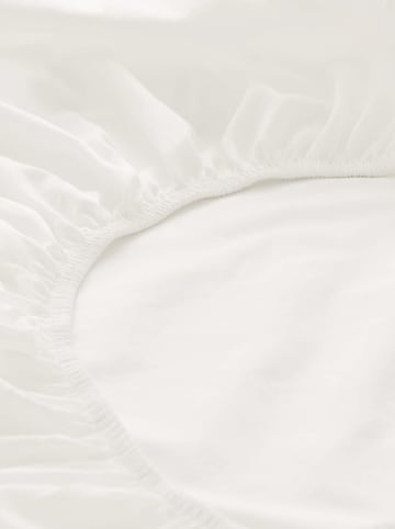 Hessnatur Satin Spannbettlaken in naturweiss