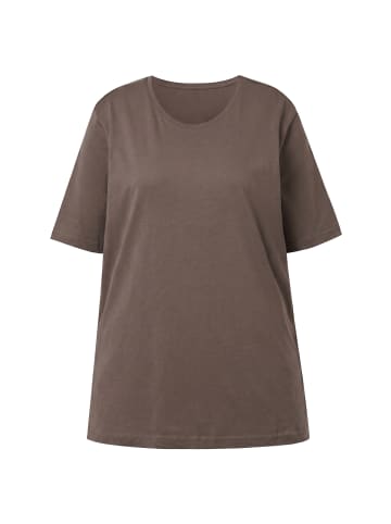 Ulla Popken Shirt in dunkles taupe