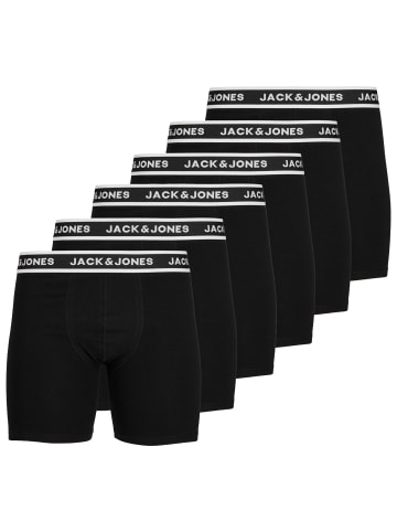 Jack & Jones Boxershort 6er Pack in Schwarz