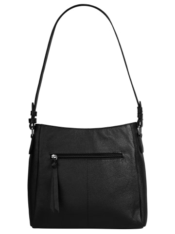 Bruno Banani Shopper echt Leder in schwarz