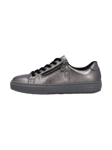 rieker Zip Manila Sneaker aus Leder Grau
