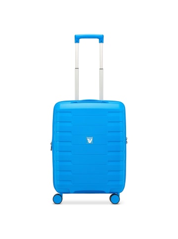 Roncato Skyline 2.0 - 4-Rollen-Kabinentrolley S 55 cm erw. (radiant red) in sky blue