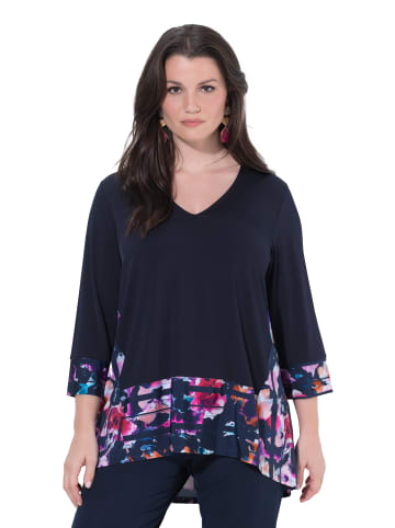 Ulla Popken Shirt in dunkles marine