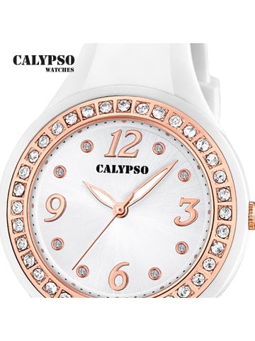 Calypso Analog-Armbanduhr Calypso Analogico weiß mittel (ca. 37mm)